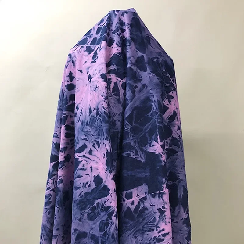50X170CM Washed Tie-Dyed Denim - Sewing Batik Fabric 评论和价格
